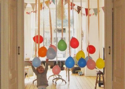 como hacer decoracion con globos