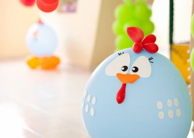 decoracion con globos para fiestas infantiles