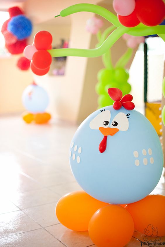 Imágenes decoración con globos fiestas infantiles y