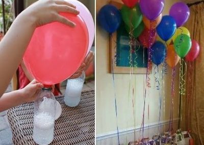 decoración de cumpleaños con globos