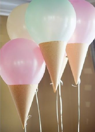 decoración con globos para fiestas infantiles