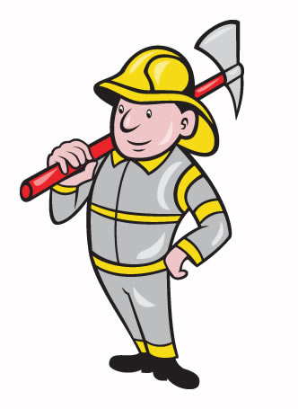 dibujos de bomberos para pintar