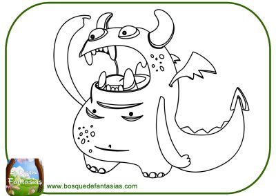 dibujos de dragones fáciles