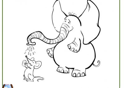 dibujos de elefantes para dibujar