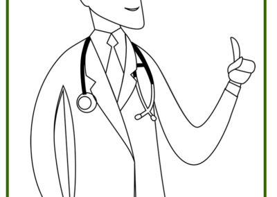 dibujos de medicos y enfermeras