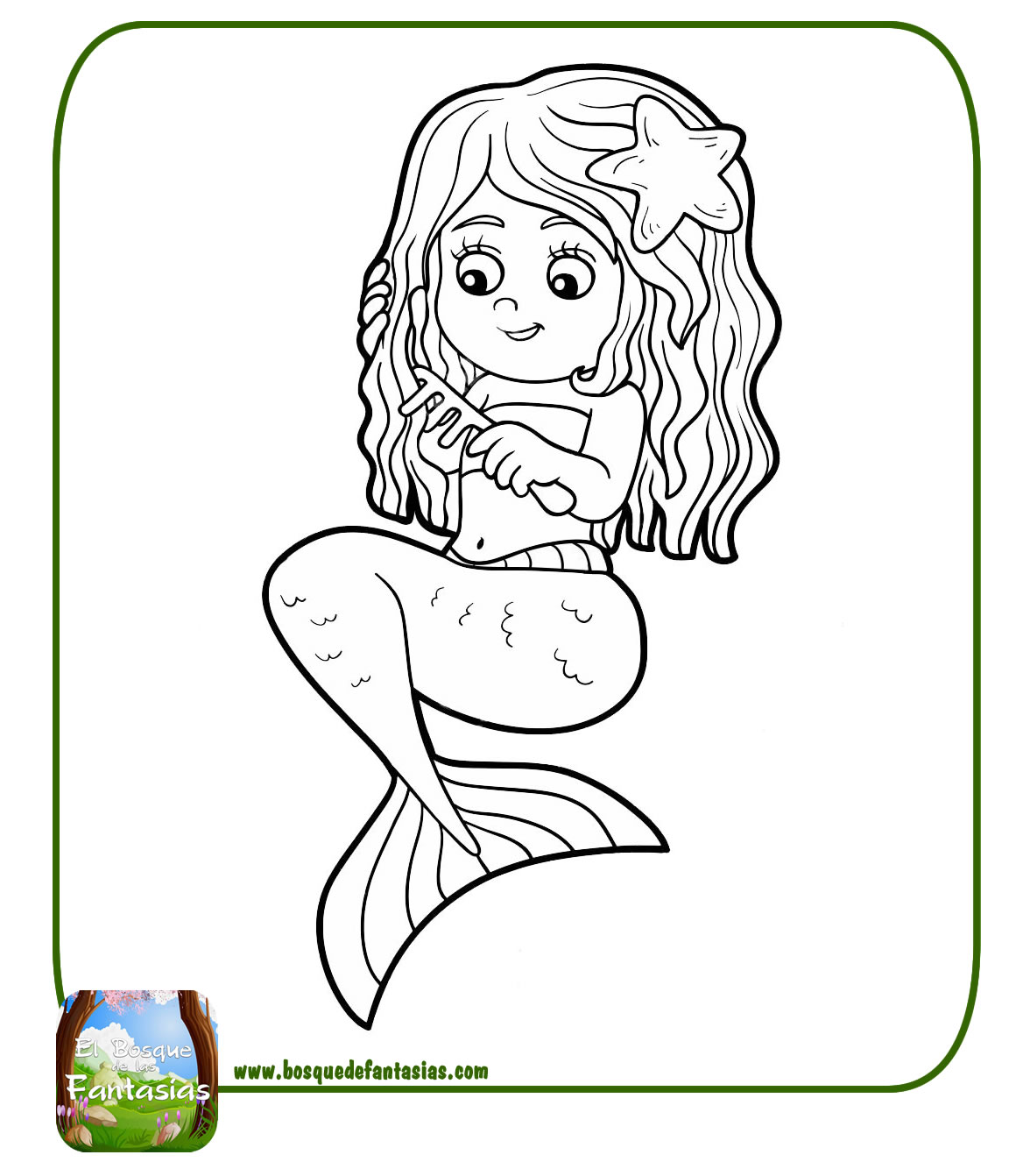 99 Dibujos De Sirenas Bonitas Sirenas Para Colorear Infantiles