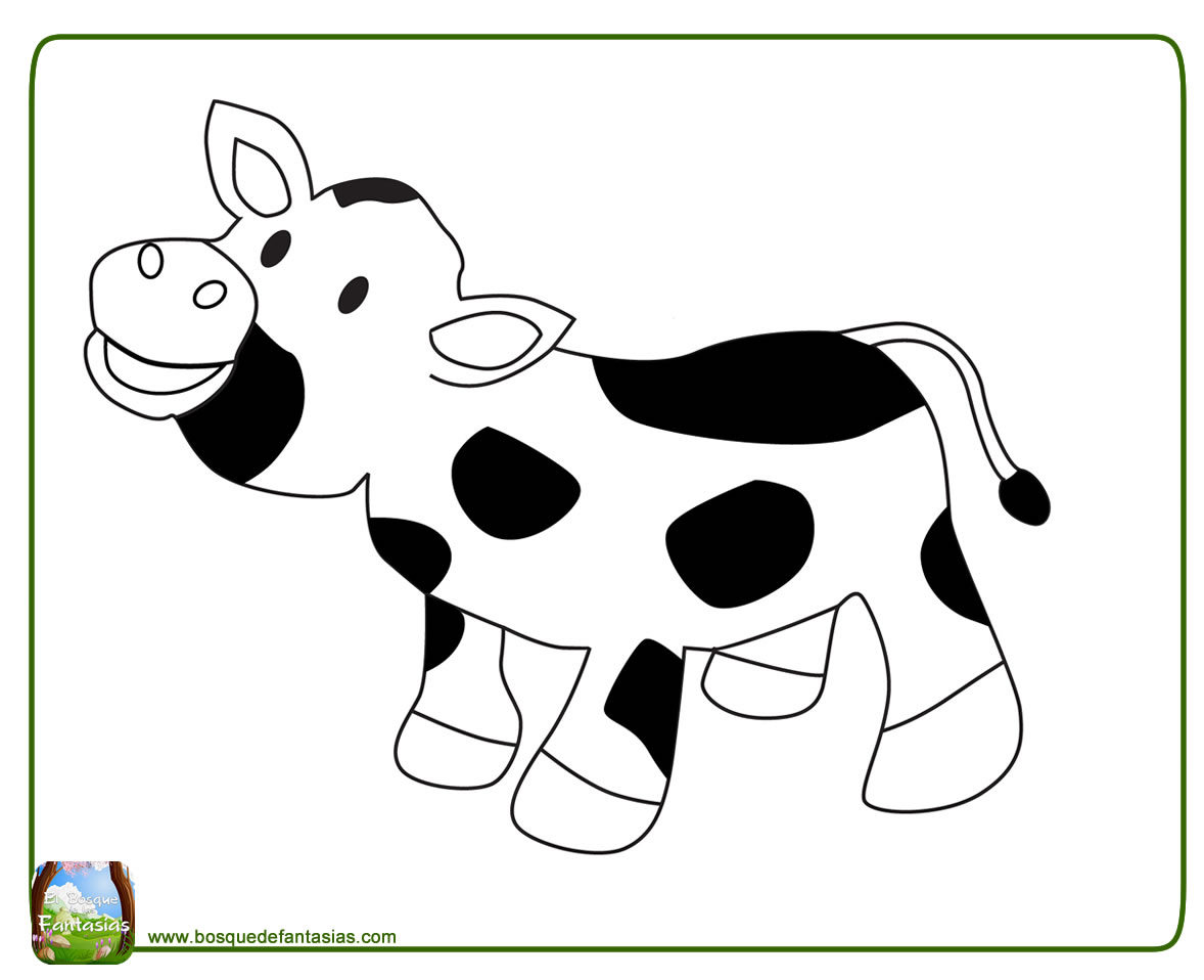 99 Dibujos De Vacas Divertidas Y Graciosas Vacas Para Colorear