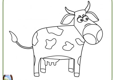 dibujos de vacas tiernas