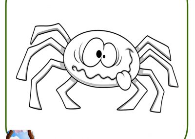 dibujos infantiles de arañas