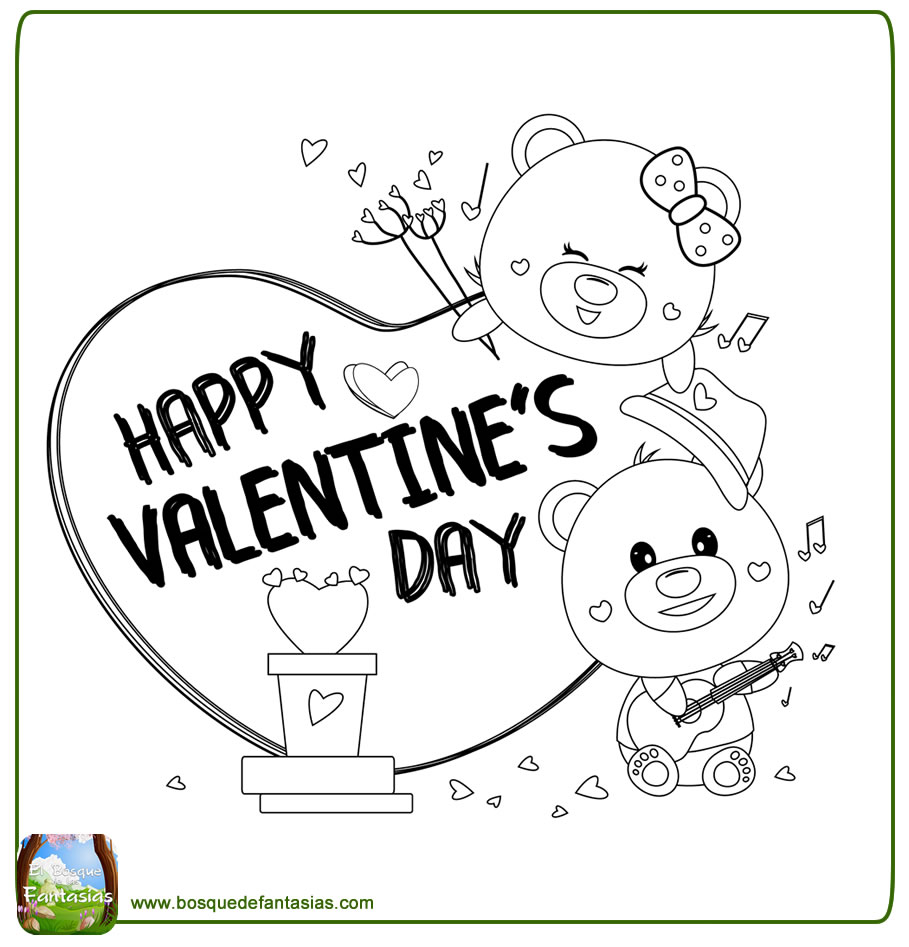 San Valentín libro de colorear para niños: 40 páginas para colorear de  animales de San Valentín para niños, hermosa colección del día de San  Valentín, (impresas en un lado) (Paperback) 