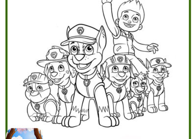dibujos para colorear de la patrulla canina