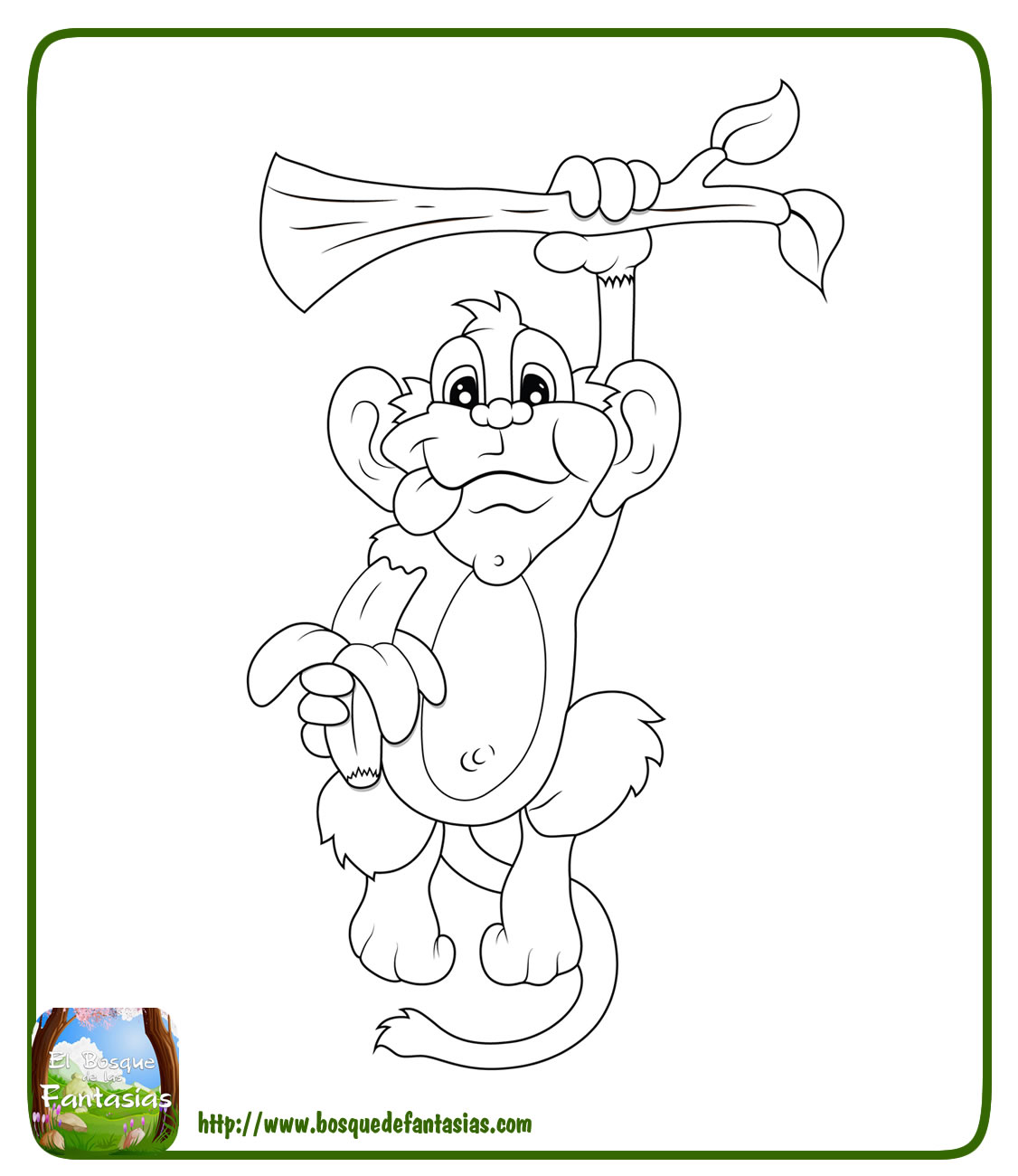 99 Dibujos De Monos Graciosos Monos Para Colorear Infantiles