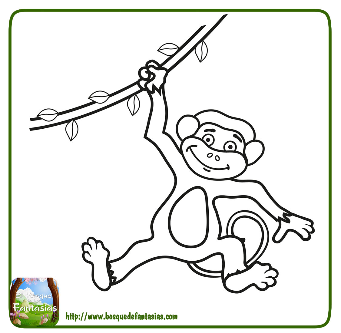 99 Dibujos De Monos Graciosos Monos Para Colorear Infantiles