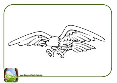 dibujos para colorear de águilas