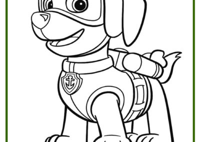 dibujos para colorear patrulla canina