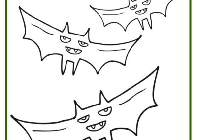 dibujos de murcielagos de halloween