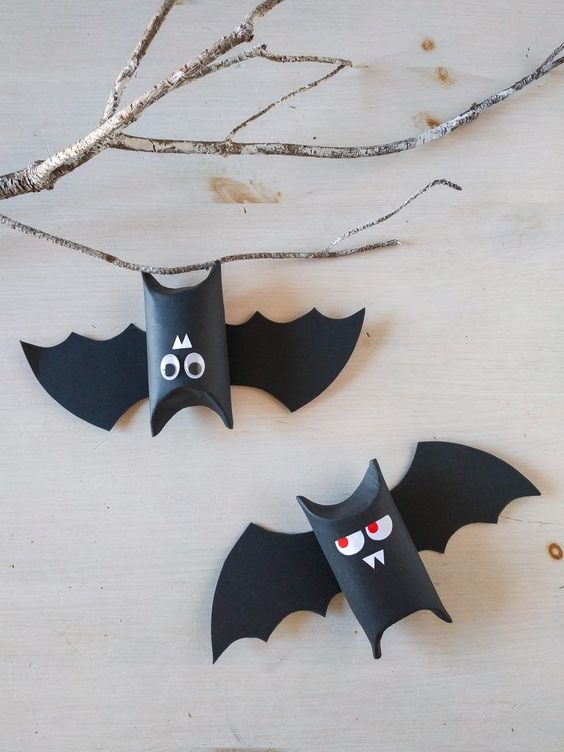 murciélagos-rollos-papel