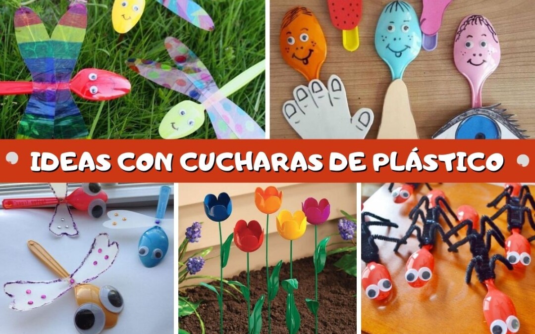 Ideas creativas para hacer con cucharas de plástico